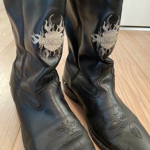 Men’s Harley-Davidson leather boots, size 11.5